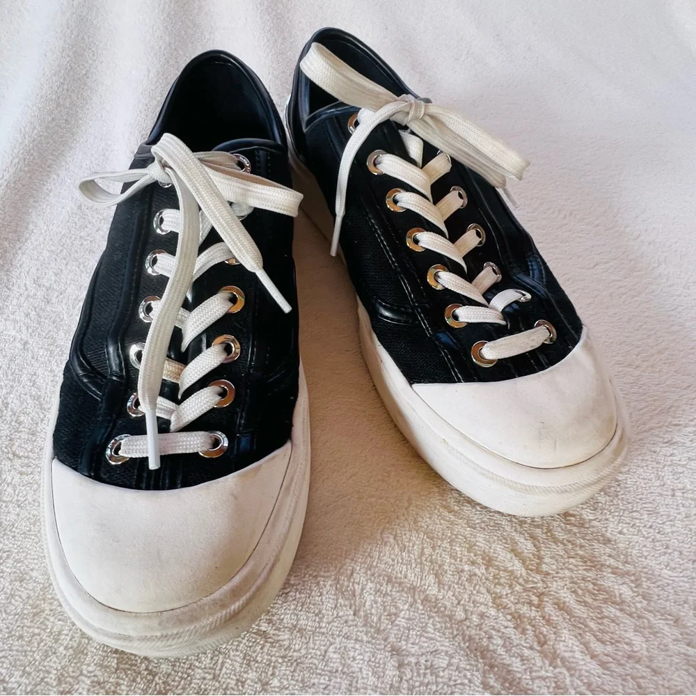MICHAEL KORS JUDE LACE UP BLACK RETRO Y2K SNEAKERS SIZE 7.5